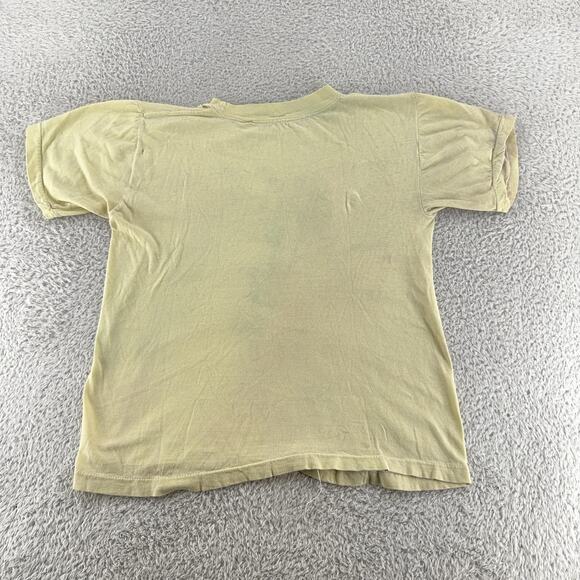 Vintage Venice California Shirt Mens S Yellow Sunset Surf Beach 80s Tee Thrashed - Picture 9 of 14